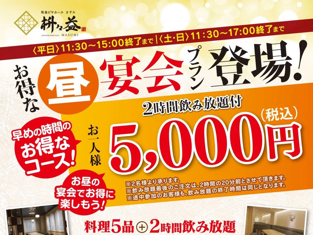 和食ビヤホール 枡々益 銀座七丁目店のリピートボックス